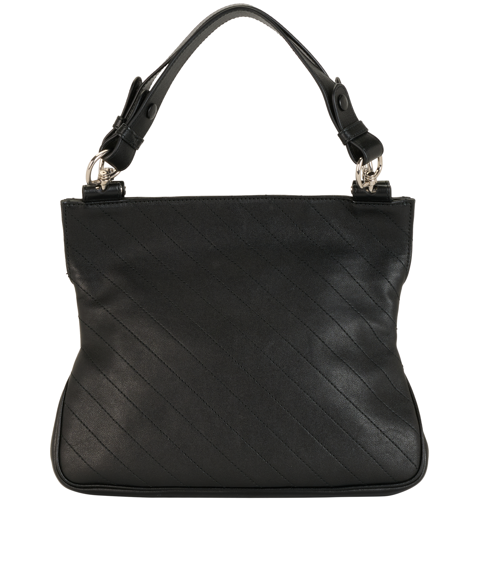 Blondie Tote, &pound;595, Handbags, Black, Leather, Back view